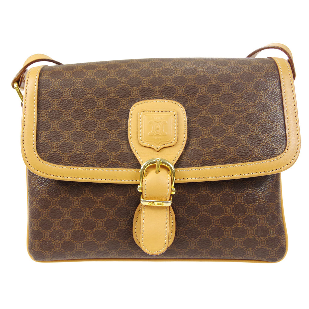 CELINE M14 Macadam Shoulder Bag