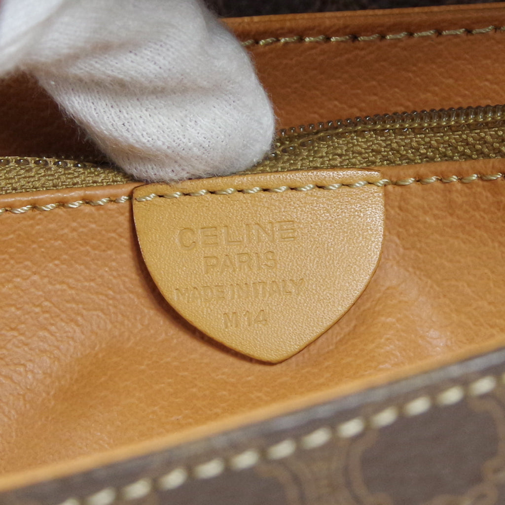 CELINE M14 Macadam Shoulder Bag