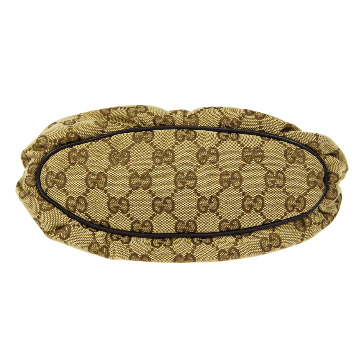 GUCCI GG Sherry Line Handbag Brown