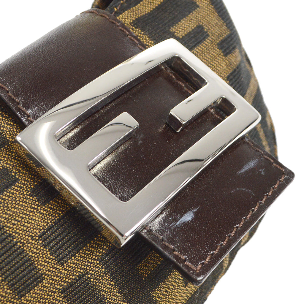 FENDI 1990s Zucca Micro Bag Brown