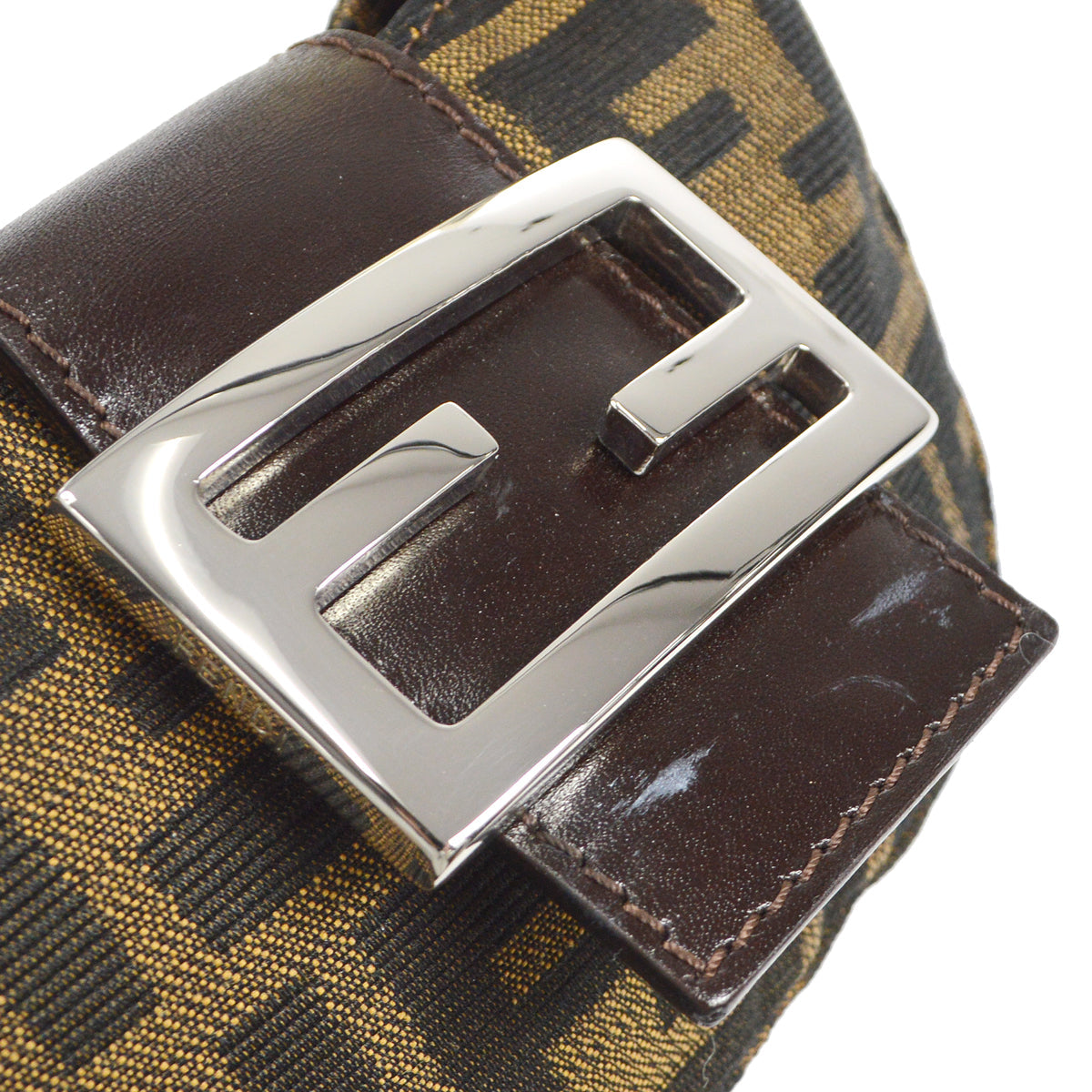 FENDI 1990s Zucca Micro Bag Brown