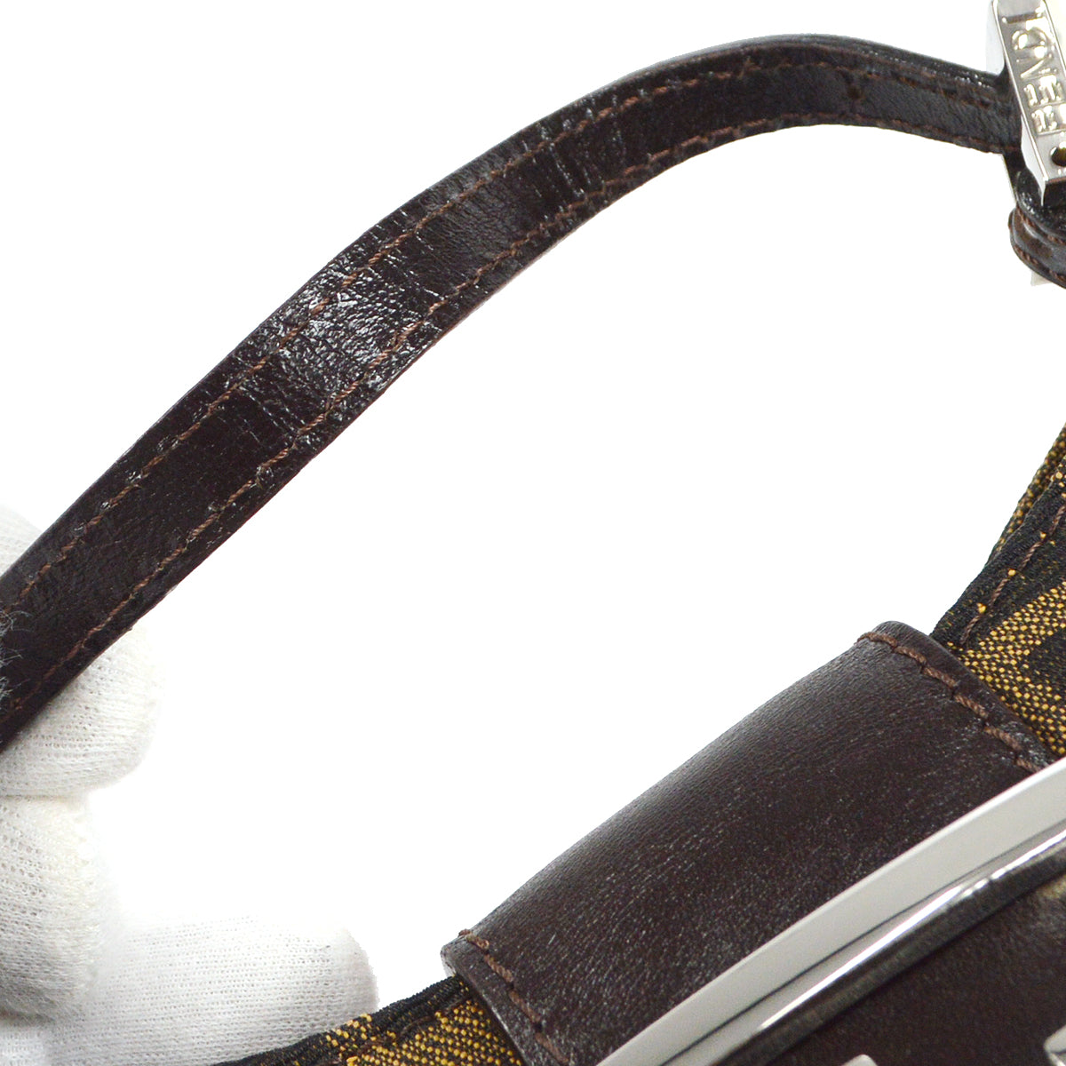 FENDI 1990s Zucca Micro Bag Brown