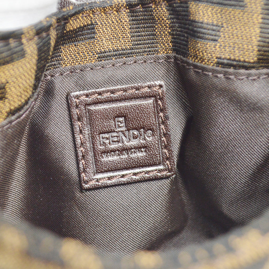 FENDI 1990s Zucca Micro Bag Brown