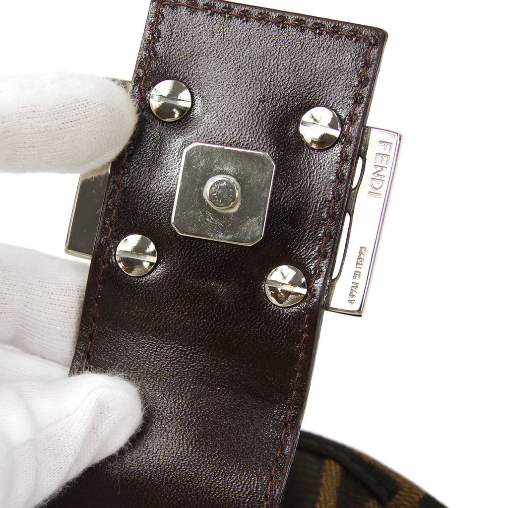 FENDI 1990s Zucca Micro Bag Brown