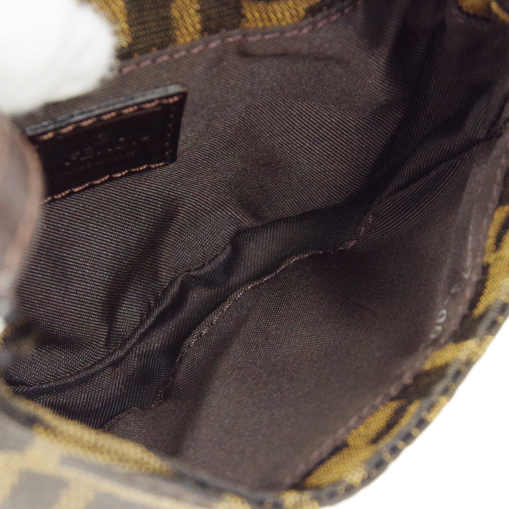 FENDI 1990s Zucca Micro Bag Brown