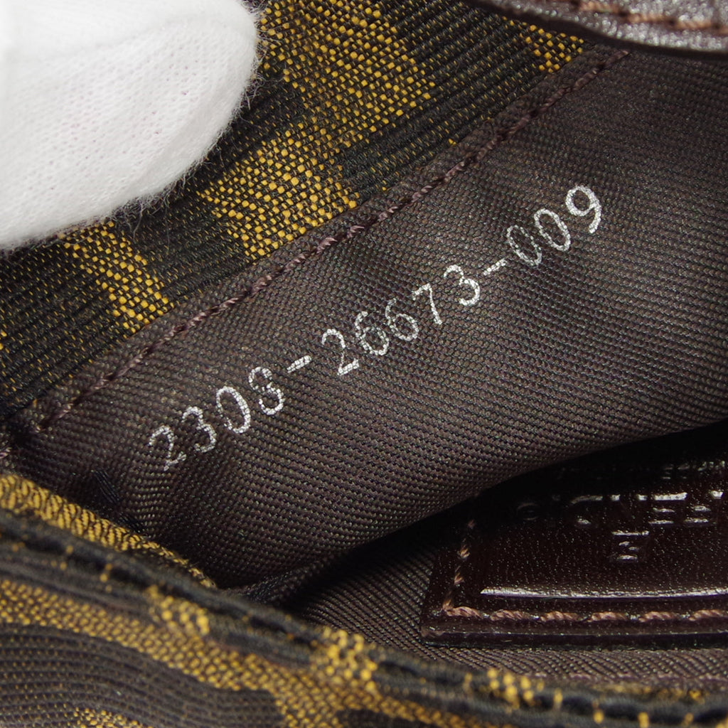 FENDI 1990s Zucca Micro Bag Brown