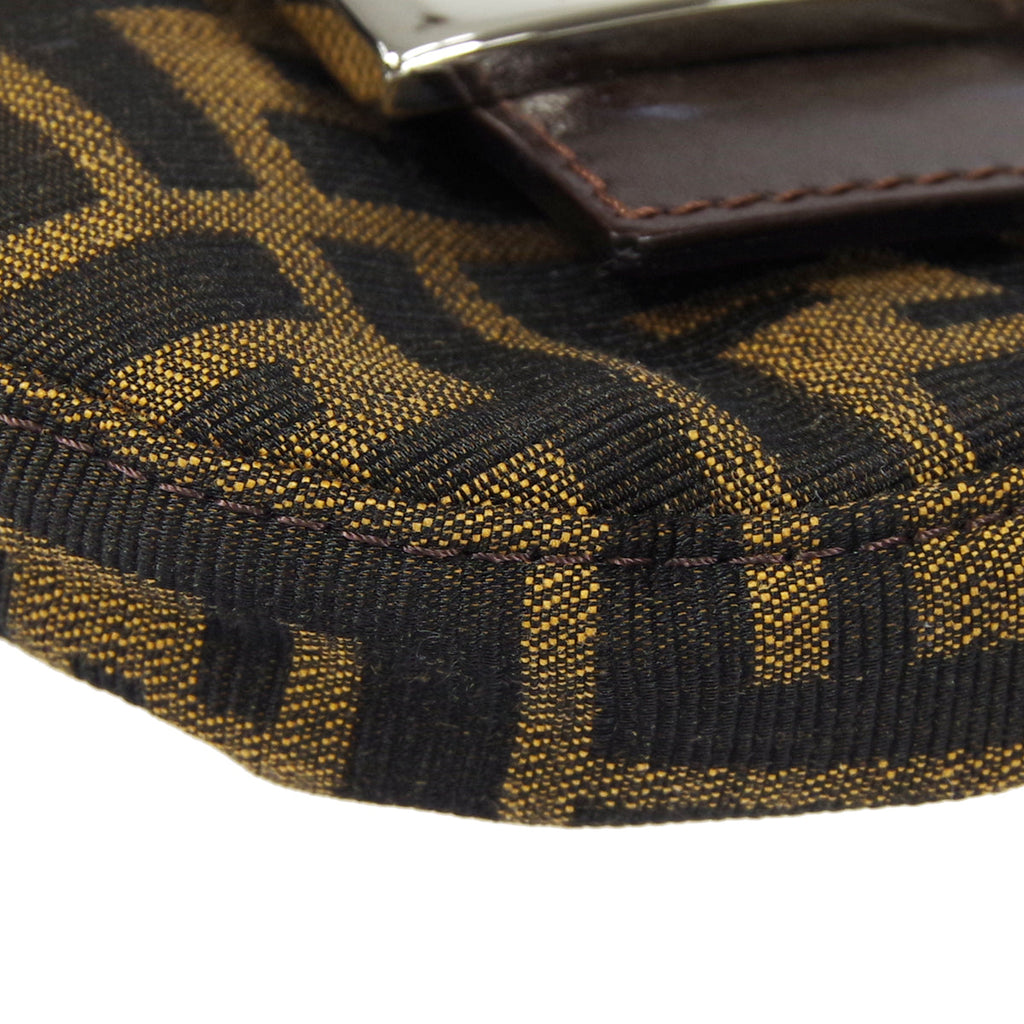 FENDI 1990s Zucca Micro Bag Brown