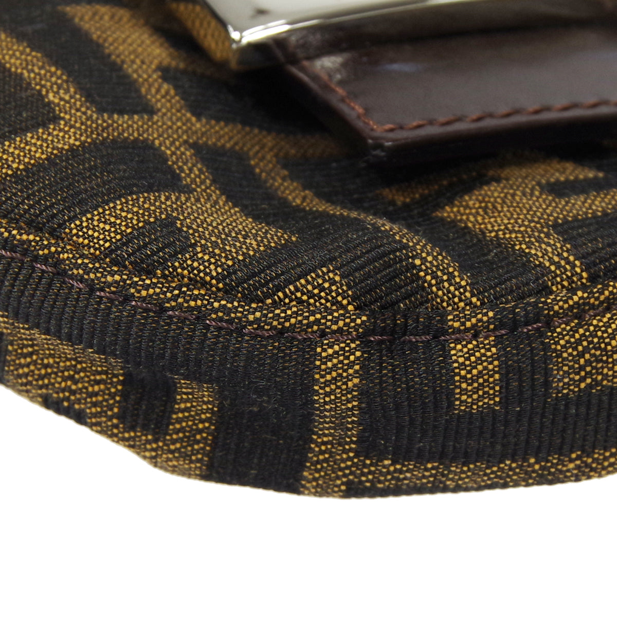 FENDI 1990s Zucca Micro Bag Brown