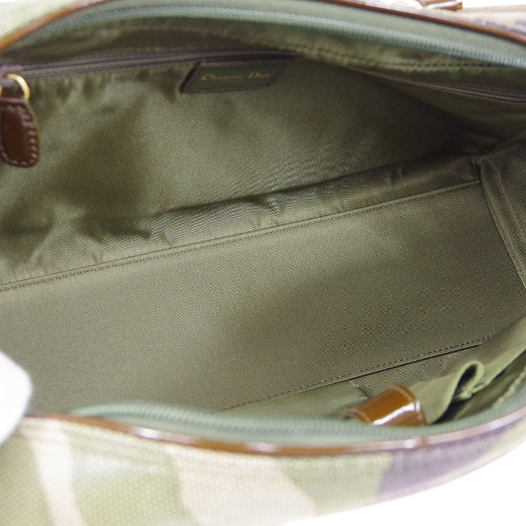 Christian Dior Handbag Green Camouflage