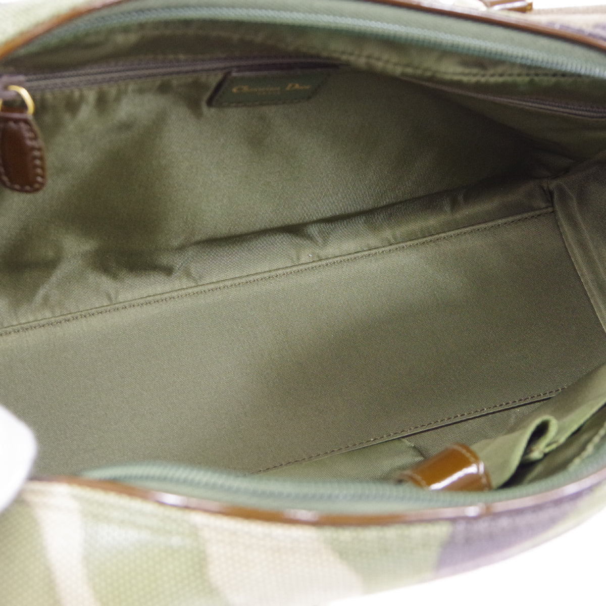 Christian Dior Handbag Green Camouflage