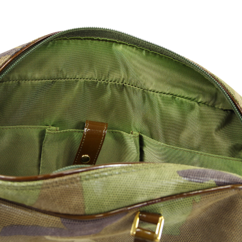 Christian Dior Handbag Green Camouflage
