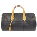 HERMES RD Handbag Black Brown Fjord Box Calf