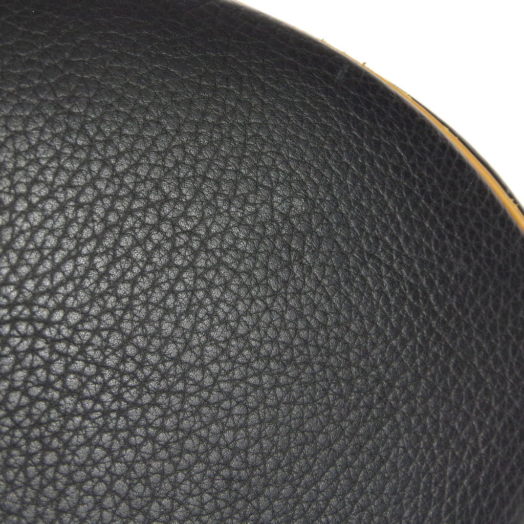 HERMES RD Handbag Black Brown Fjord Box Calf
