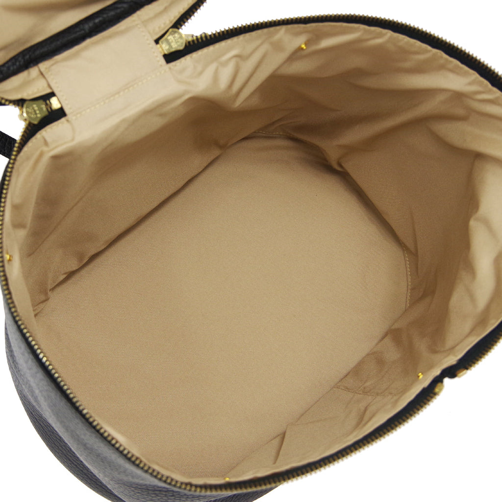 HERMES INTER CITY Vanity Handbag Black Fjord