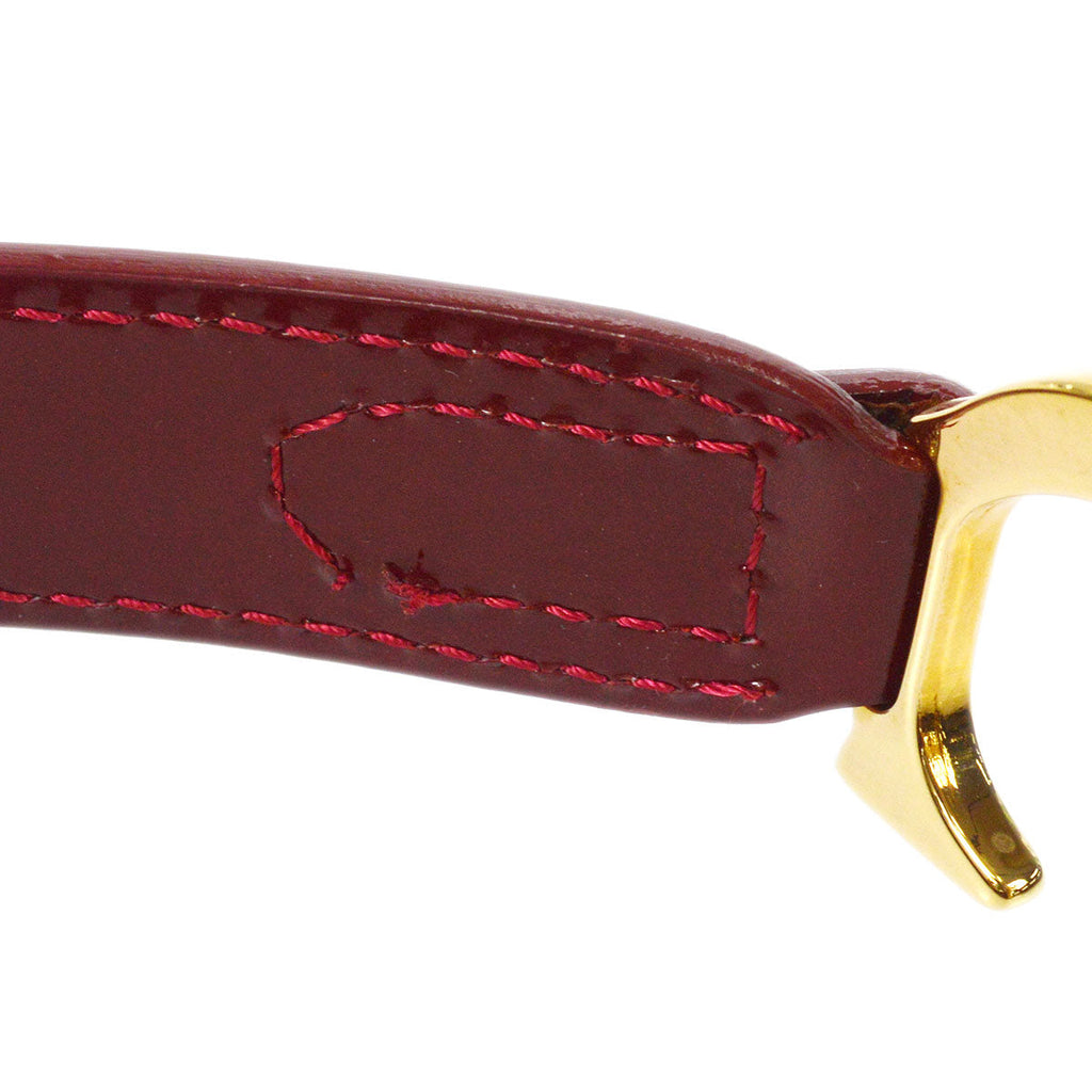 Christian Dior 2000 Trotter Saddle Handbag Bordeaux