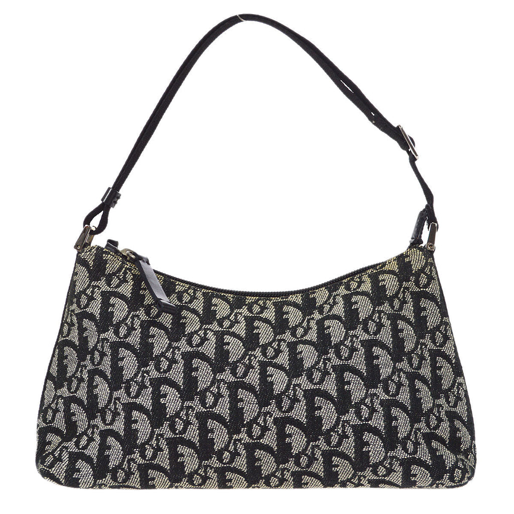 Christian Dior 2002 Trotter Handbag Black