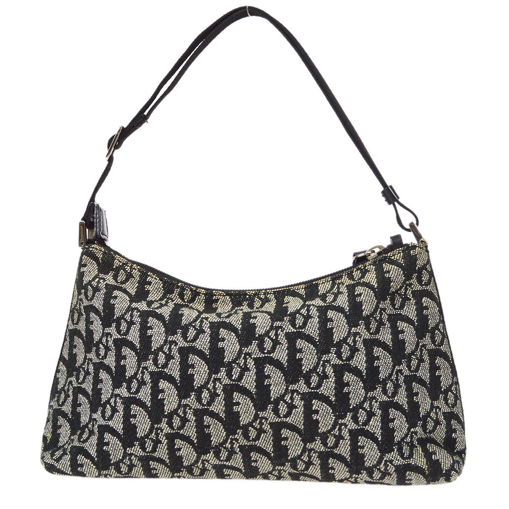 Christian Dior 2002 Trotter Handbag Black