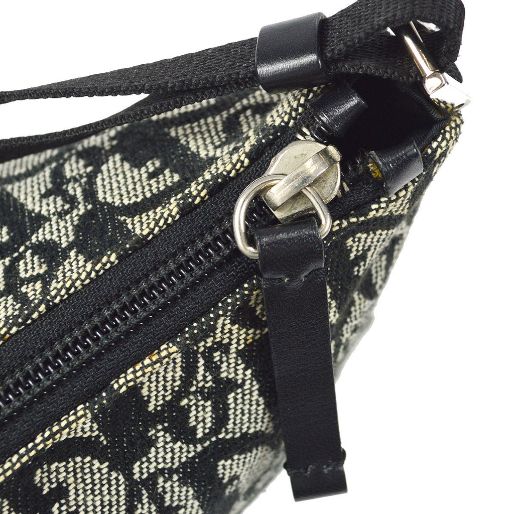 Christian Dior 2002 Trotter Handbag Black