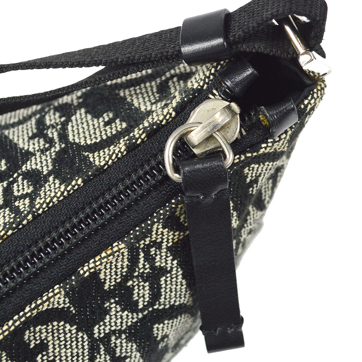 Christian Dior 2002 Trotter Handbag Black