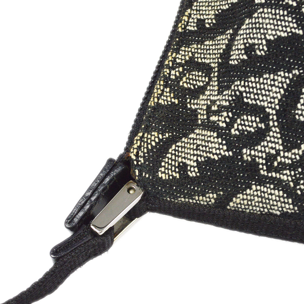 Christian Dior 2002 Trotter Handbag Black