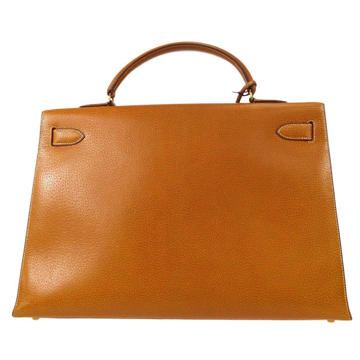 HERMES KELLY 40 SELLIER Handbag Natural Pigskin
