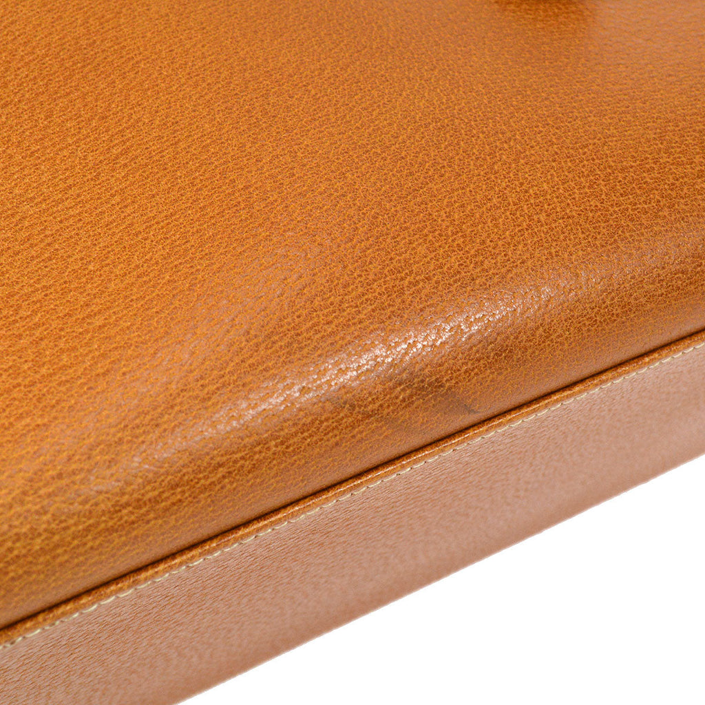 HERMES KELLY 40 SELLIER Handbag Natural Pigskin