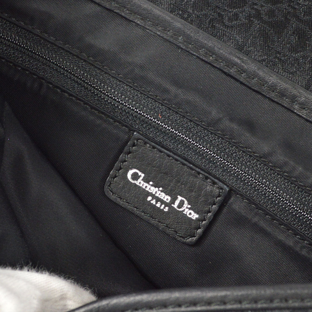 Christian Dior Street Chic Trotter Shoulder Bag Black