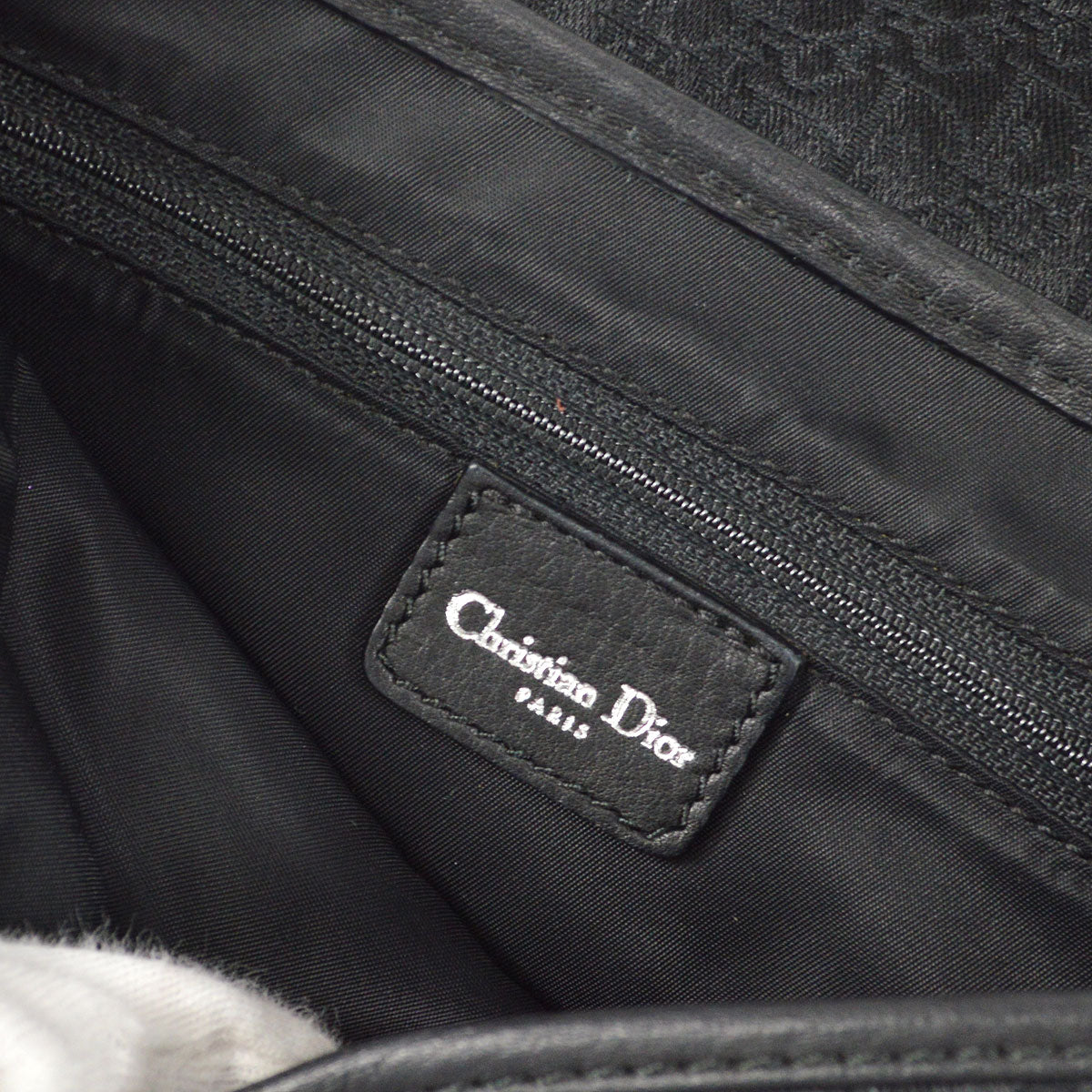 Christian Dior Street Chic Trotter Shoulder Bag Black