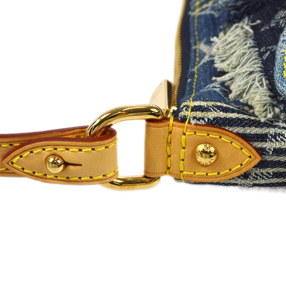 LOUIS VUITTON POUCHY HANDBAG MONOGRAM DENIM PATCHWORK M95382