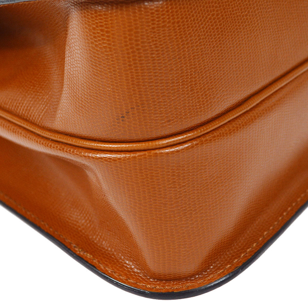 CELINE 2way Shoulder Handbag Brown