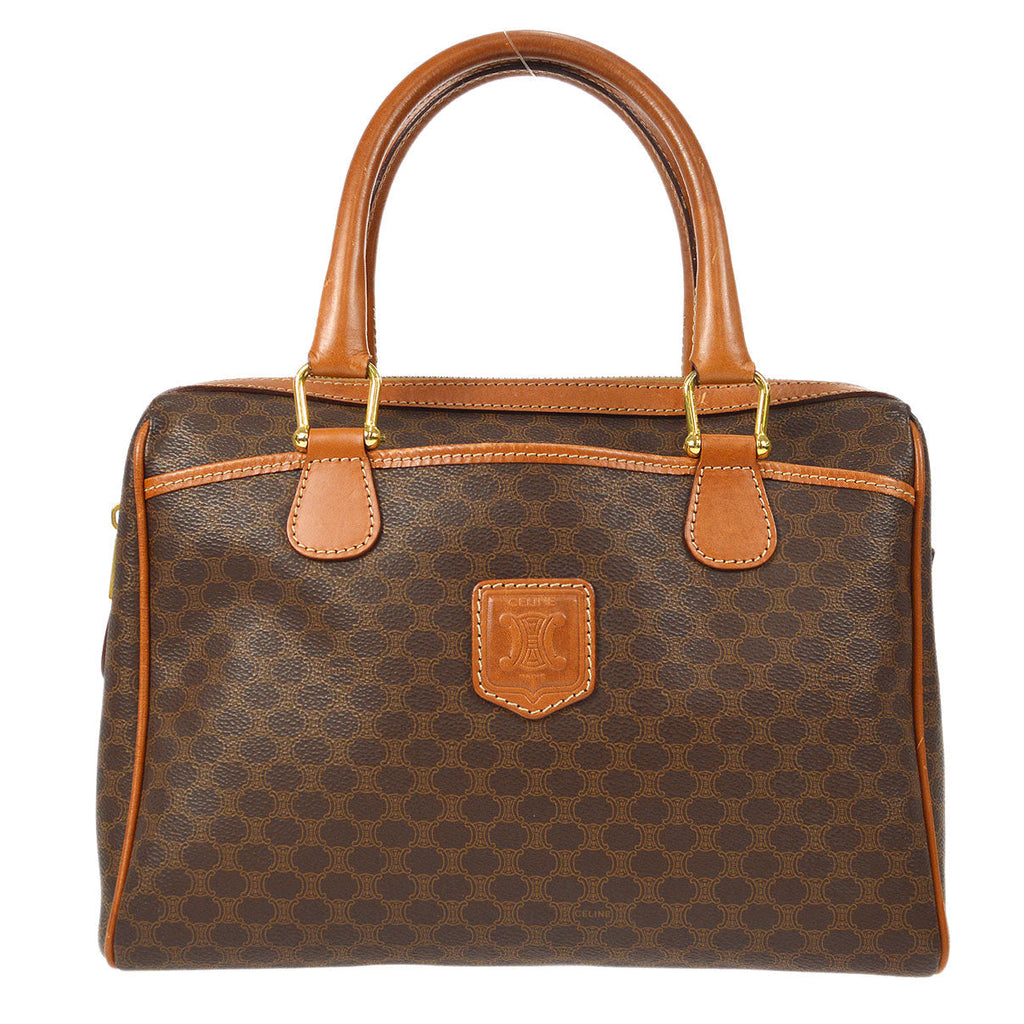 CELINE Macadam Handbag Brown