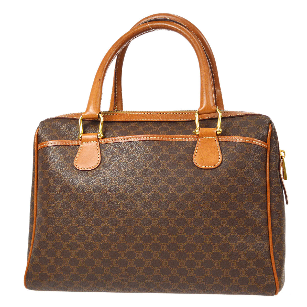 CELINE Macadam Handbag Brown