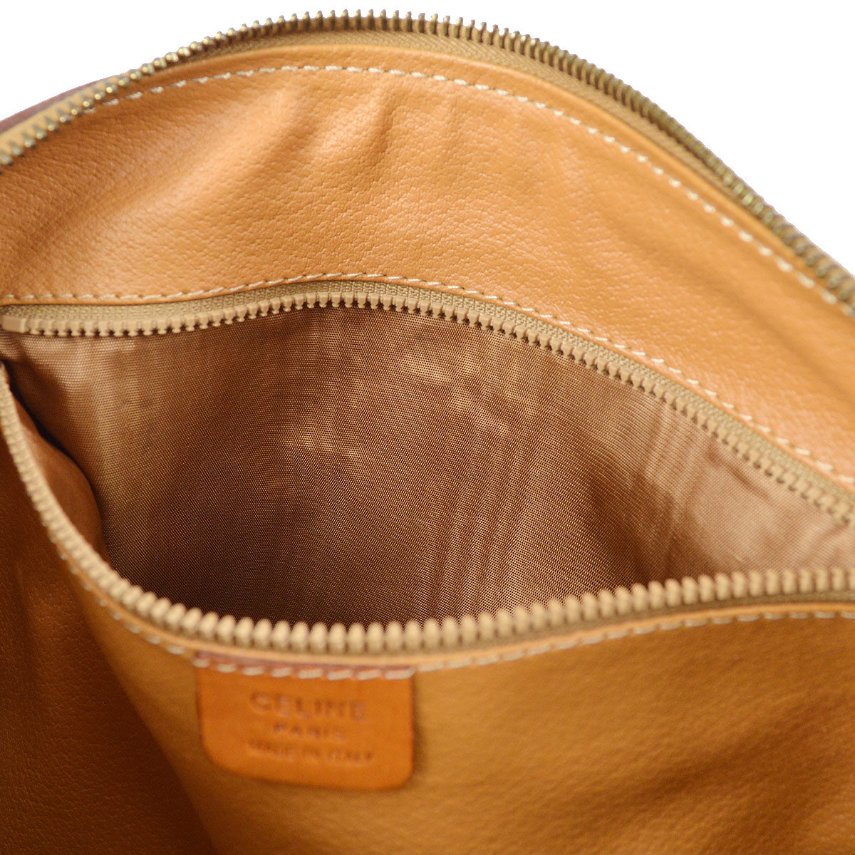 CELINE Macadam Handbag Brown