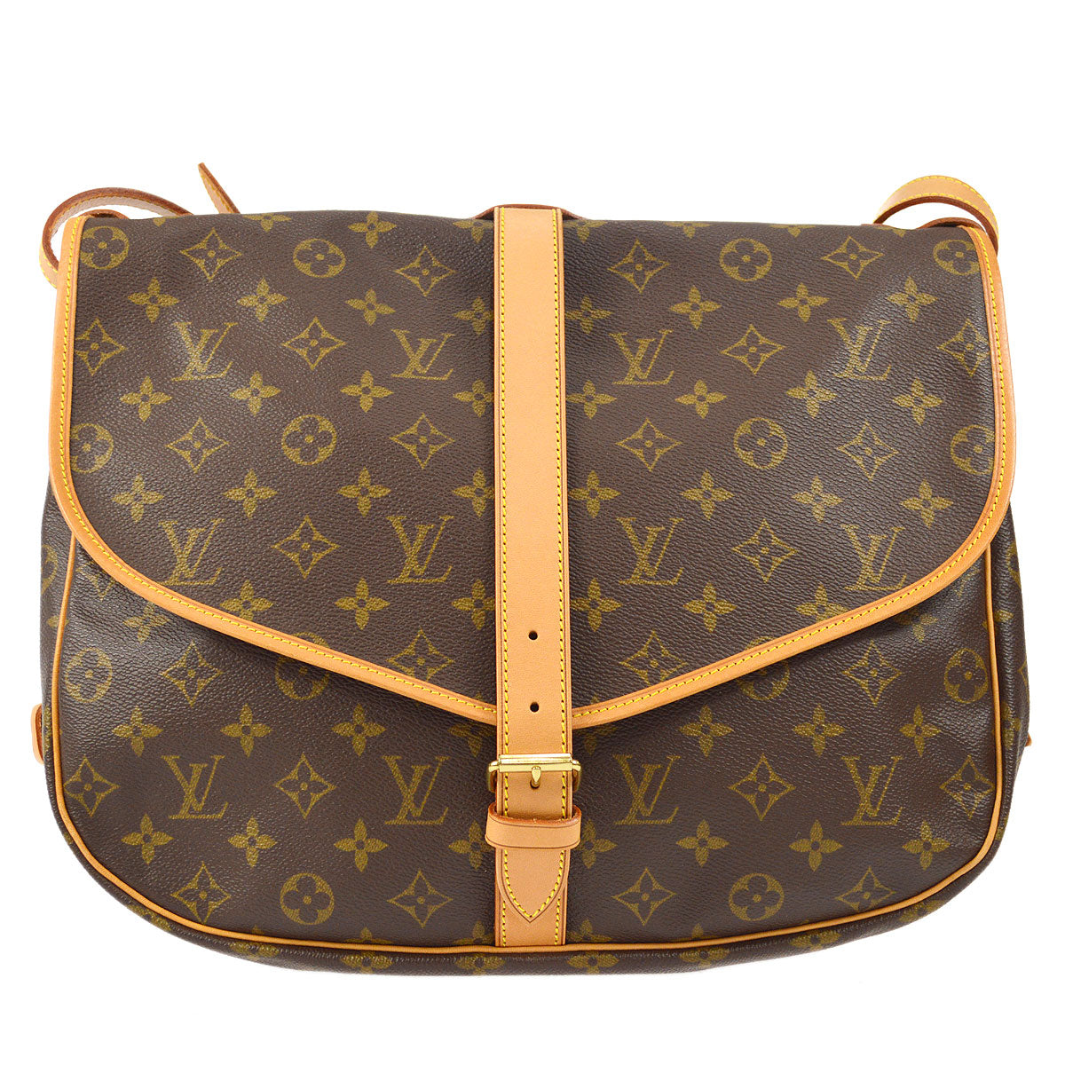LOUIS VUITTON SAUMUR 35 SHOULDER BAG MONOGRAM