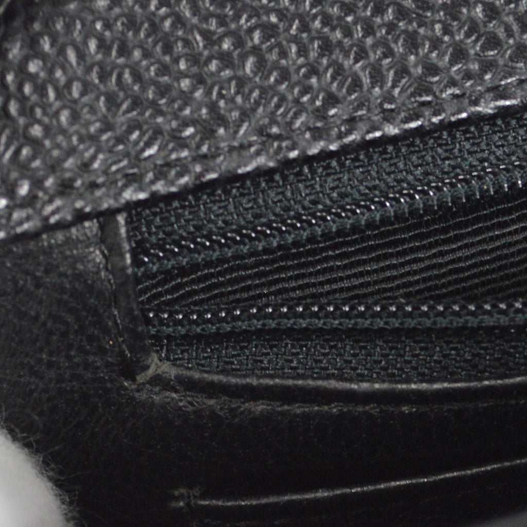 CHANEL Classic Flap Mini Square Chain Shoulder Bag Black Caviar 58017
