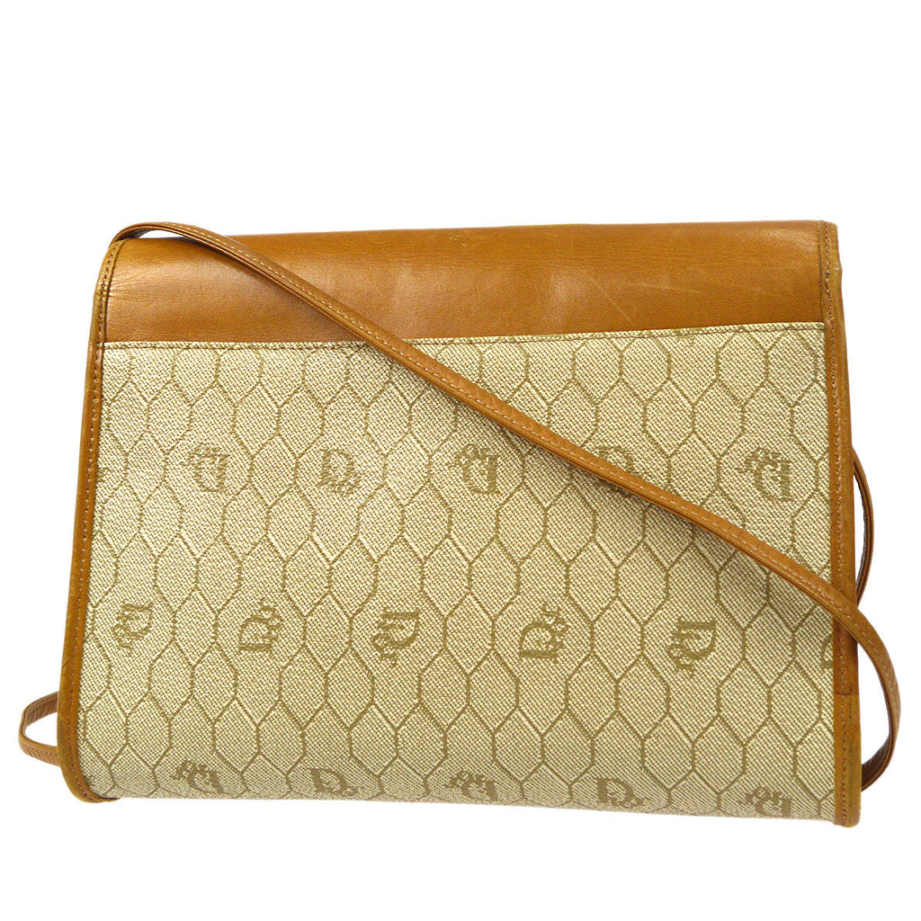 Christian Dior Honeycomb Shoulder Bag Beige