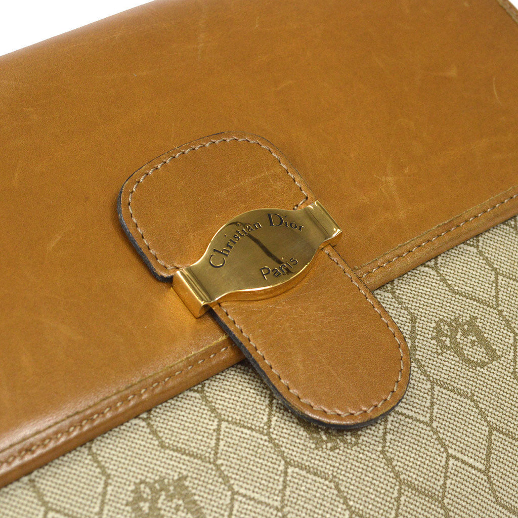 Christian Dior Honeycomb Shoulder Bag Beige