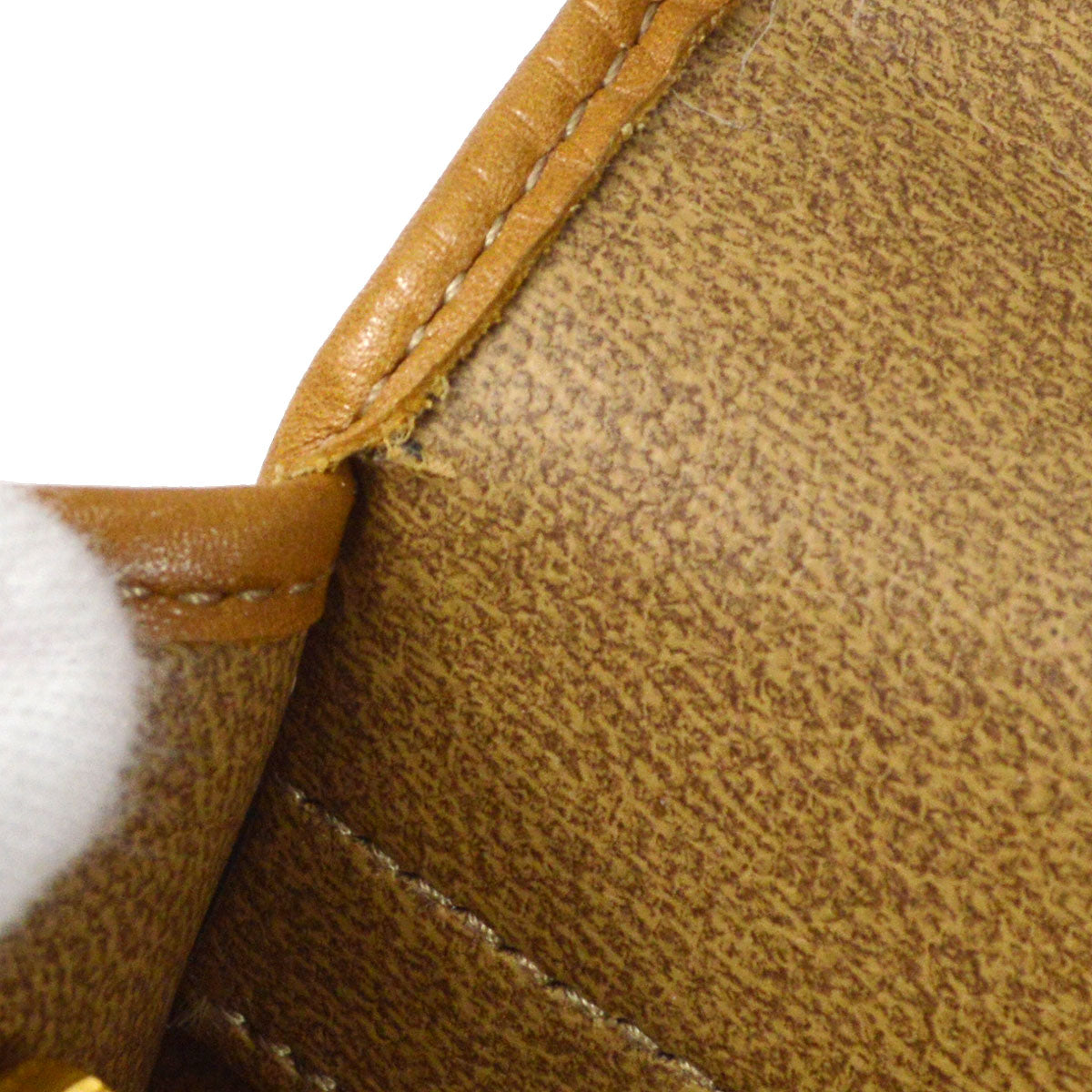 Christian Dior Honeycomb Shoulder Bag Beige