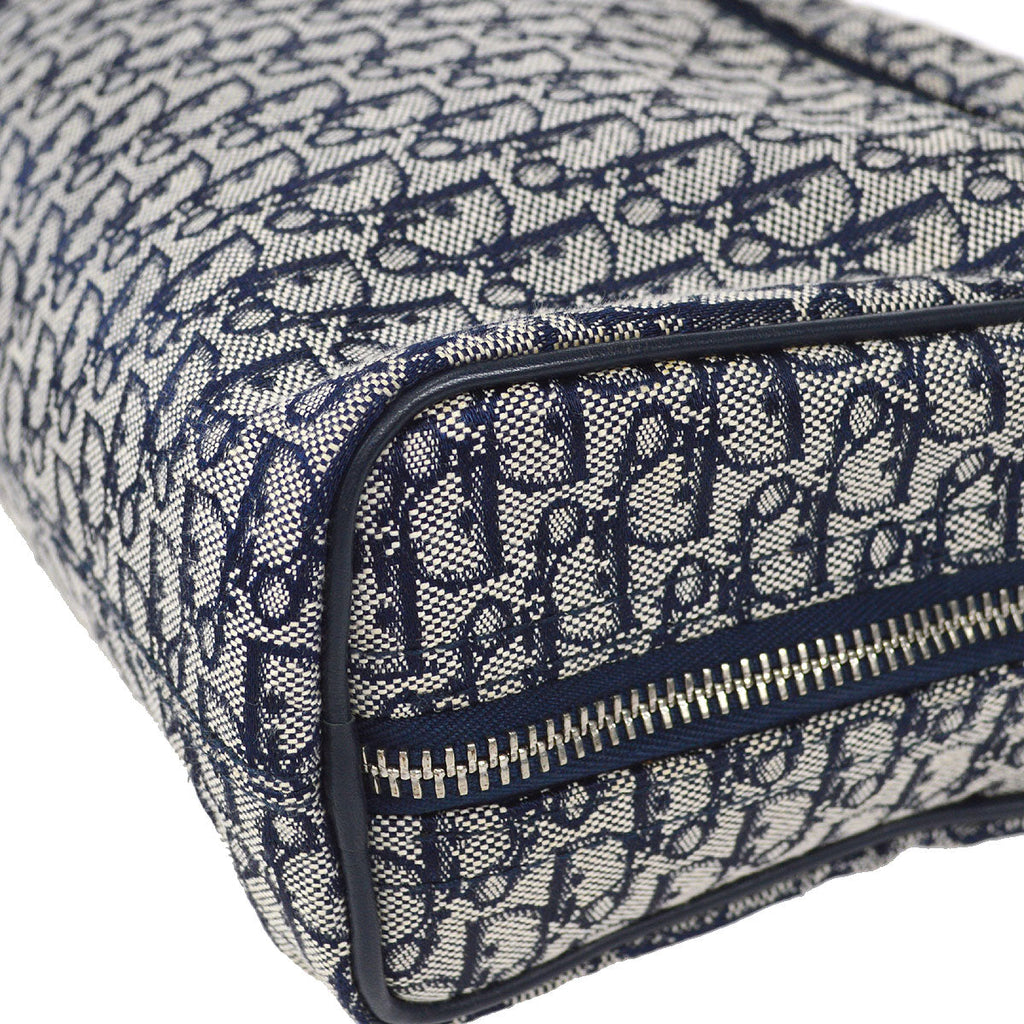 Christian Dior Trotter Cosmetic Handbag Navy
