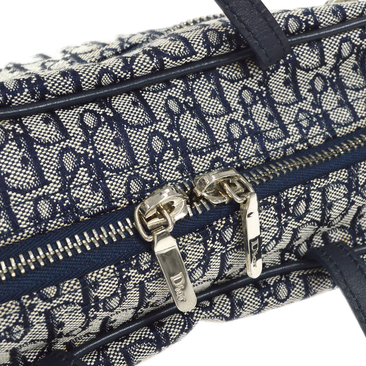 Christian Dior Trotter Cosmetic Handbag Navy