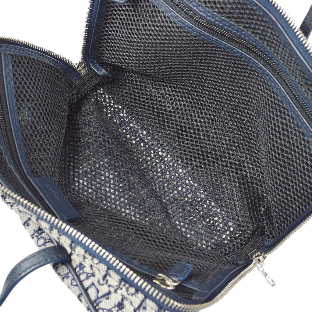 Christian Dior Trotter Cosmetic Handbag Navy