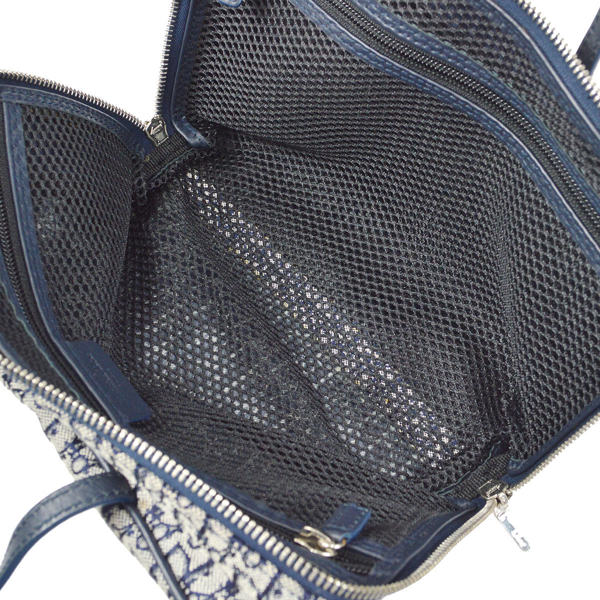 Christian Dior Trotter Cosmetic Handbag Navy