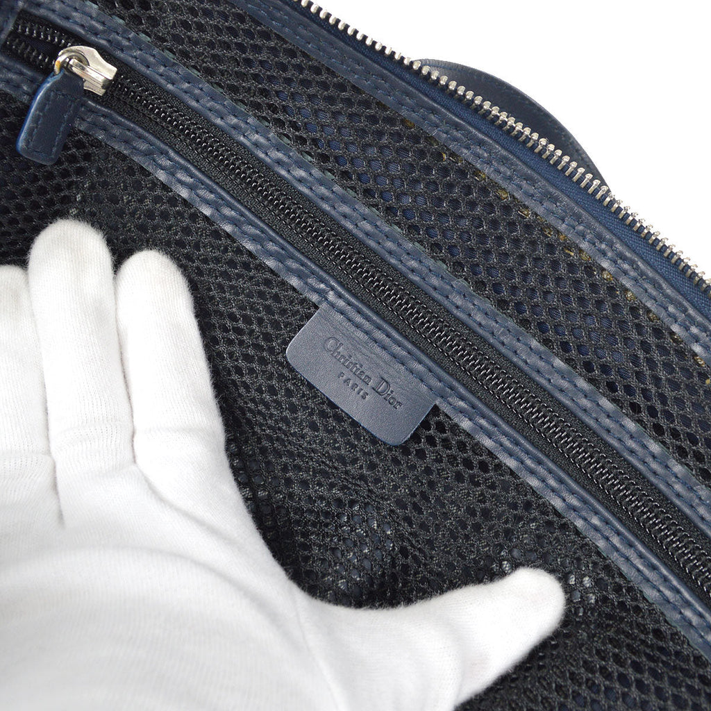 Christian Dior Trotter Cosmetic Handbag Navy