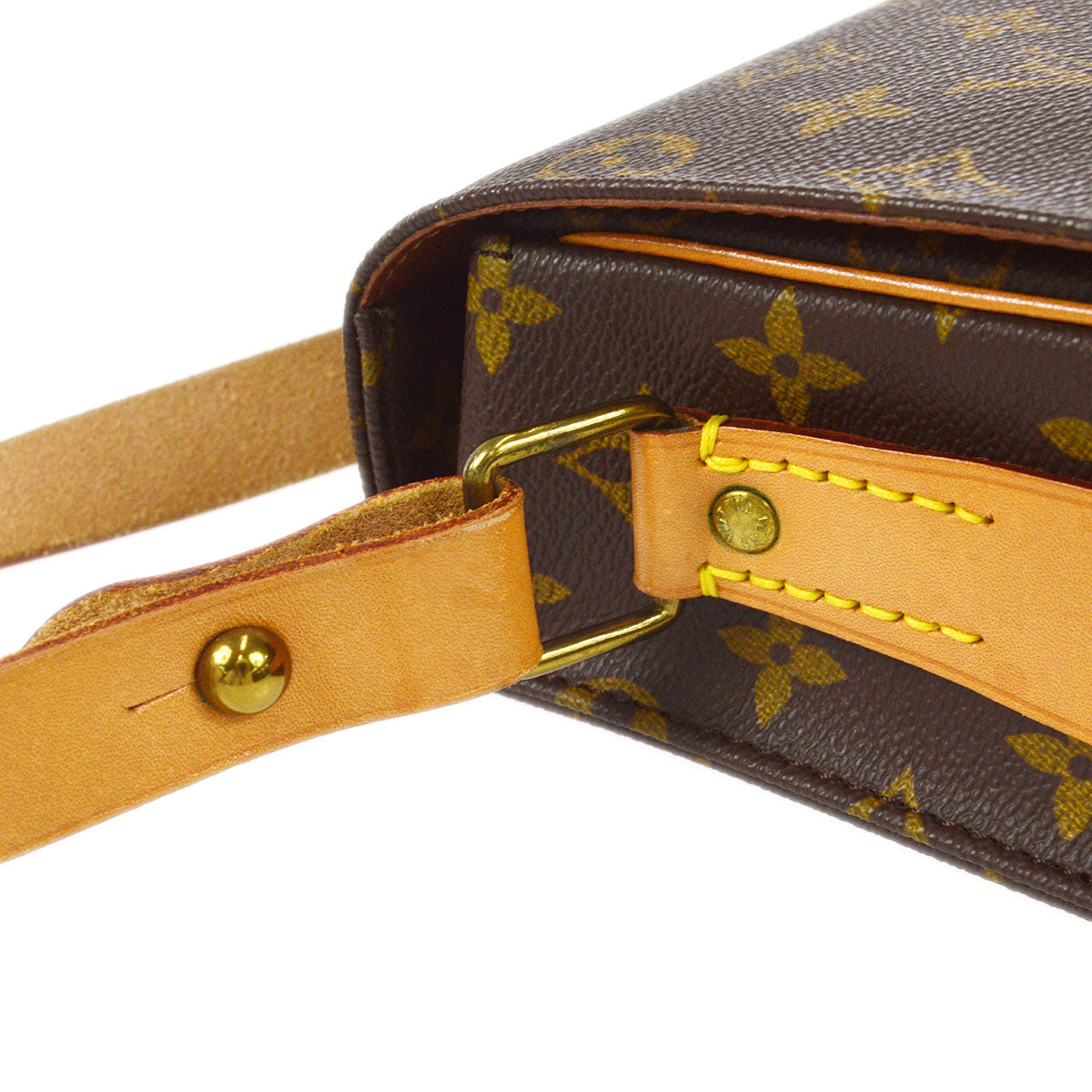 LOUIS VUITTON CARTOUCHIERE GM SHOULDER BAG MONOGRAM M51252
