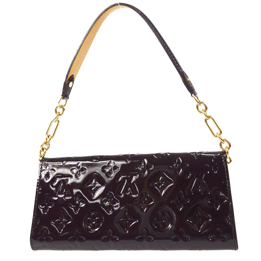LOUIS VUITTON SUNSET BLUEBIRD HANDBAG VERNIS AMARANTH