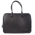 HERMES PLUME 32 Handbag Waffle Deutch Black