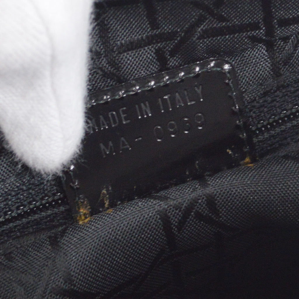 Christian Dior Hound's-tooth Lady Dior 2way Shoulder Handbag Black