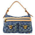 LOUIS VUITTON BAGGY PM SHOULDER BAG MONOGRAM DENIM M95049