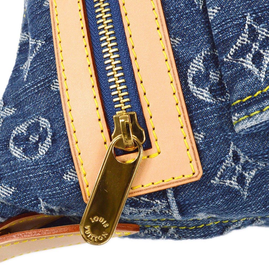 LOUIS VUITTON BAGGY PM SHOULDER BAG MONOGRAM DENIM M95049