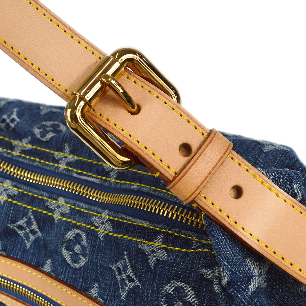LOUIS VUITTON BAGGY PM SHOULDER BAG MONOGRAM DENIM M95049